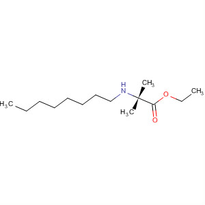 Alanine, 2-methyl-N-octyl-, ethyl ester molecular structure