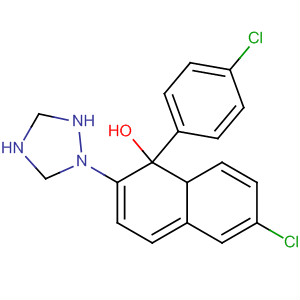 1-Naphthalenol,6-chloro-1-(4-chlorophenyl)-1,2,3,4-tetrahydro-2-(1H-1,2,4-triazol-1-yl)-