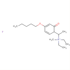 Benzeneethanaminium, N,N-diethyl-N-methyl-b-oxo-4-(pentyloxy)-,iodide molecular structure