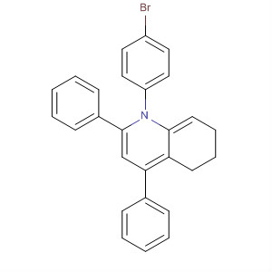 Quinoline, 1-(4-bromophenyl)-1,5,6,7-tetrahydro-2,4-diphenyl- molecular structure