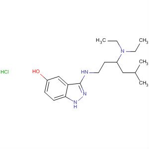 1H-Indazol-5-ol, 3-[[3-(diethylamino)-5-methylhexyl]amino]-,monohydrochloride