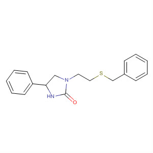 2-Imidazolidinone, 4-phenyl-1-[2-[(phenylmethyl)thio]ethyl]-
