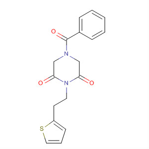2,6-Piperazinedione, 4-benzoyl-1-[2-(2-thienyl)ethyl]-