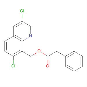 Benzeneacetic acid, (3,7-dichloro-8-quinolinyl)methyl ester molecular structure