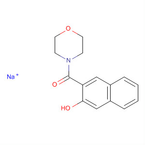 Morpholine, 4-[(3-hydroxy-2-naphthalenyl)carbonyl]-, sodium salt