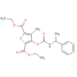 2,5-Thiophenedicarboxylic acid,3-methyl-4-[[[(1-phenylethyl)amino]carbonyl]oxy]-, diethyl ester