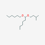 1-hexoxy-1-isopentyloxy-hexane molecular structure