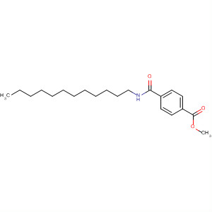 Benzoic acid, 4-[(dodecylamino)carbonyl]-, methyl ester molecular structure