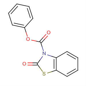 3(2H)-Benzothiazolecarboxylic acid, 2-oxo-, phenyl ester molecular structure
