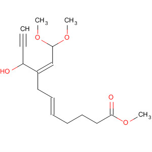 5-Undecen-10-ynoic acid, 8-(2,2-dimethoxyethylidene)-9-hydroxy-,methyl ester, (E,Z)-