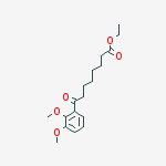 ETHYL 8-(2,3-DIMETHOXYPHENYL)-8-OXOOCTANOATE molecular structure