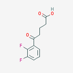 5-(2,3-DIFLUOROPHENYL)-5-OXOVALERIC ACID molecular structure