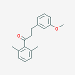 2,6-DIMETHYL-3-(3-METHOXYPHENYL)PROPIOPHENONE molecular structure