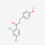 2-CHLORO-4-FLUORO-3-(4-METHOXYPHENYL)PROPIOPHENONE