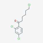6-CHLORO-1-(2,4-DICHLOROPHENYL)-1-OXOHEXANE molecular structure