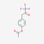 3-(4-ACETOXYPHENYL)-1,1,1-TRIFLUORO-2-PROPANONE molecular structure