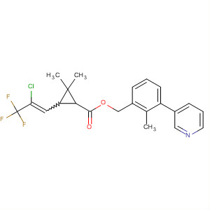 Cyclopropanecarboxylic acid,3-(2-chloro-3,3,3-trifluoro-1-propenyl)-2,2-dimethyl-,[2-methyl-3-(3-pyridinyl)phenyl]methyl ester, cis-