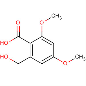 Benzoic acid, 2-(hydroxymethyl)-4,6-dimethoxy- molecular structure