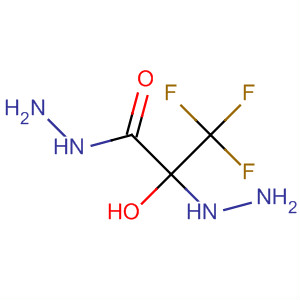 Propanoic acid, 3,3,3-trifluoro-2-hydrazino-2-hydroxy-, hydrazide molecular structure