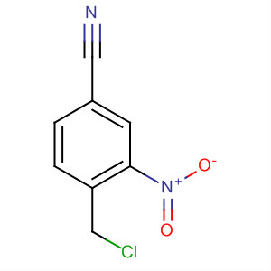 Benzonitrile, 4-(chloromethyl)-3-nitro- molecular structure