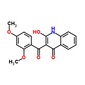3-[(2,4-dimethoxyphenyl)carbonyl]-2-hydroxyquinolin-4(1H)-one molecular structure