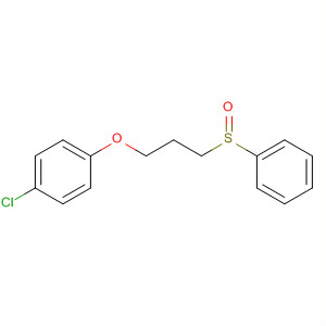 Benzene, 1-chloro-4-[3-(phenylsulfinyl)propoxy]- molecular structure