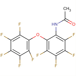 Acetamide, N-[2,3,4,5-tetrafluoro-6-(pentafluorophenoxy)phenyl]- molecular structure