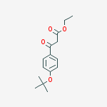 3-(4-TERT-BUTOXY-PHENYL)-3-OXO-PROPIONIC ACID ETHYL ESTER molecular structure