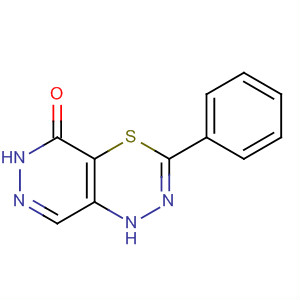 1H-Pyridazino[4,5-e][1,3,4]thiadiazin-5(6H)-one, 3-phenyl- molecular structure