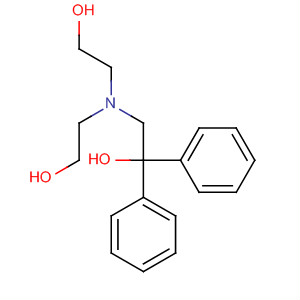 Benzenemethanol, a-[[bis(2-hydroxyethyl)amino]methyl]-a-phenyl- molecular structure
