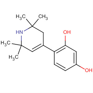 1,3-Benzenediol, 4-(1,2,3,6-tetrahydro-2,2,6,6-tetramethyl-4-pyridinyl)- molecular structure