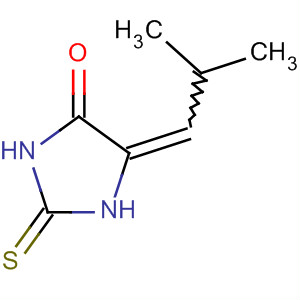 4-Imidazolidinone, 5-(2-methylpropylidene)-2-thioxo- molecular structure