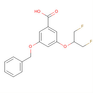 Benzoic acid, 3-[2-fluoro-1-(fluoromethyl)ethoxy]-5-(phenylmethoxy)-