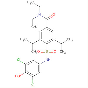 Benzamide,4-[[(3,5-dichloro-4-hydroxyphenyl)amino]sulfonyl]-N,N-diethyl-3,5-bis(1-methylethyl)-