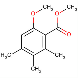 Benzoic acid, 6-methoxy-2,3,4-trimethyl-, methyl ester molecular structure