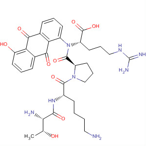 L-Arginine,N-(9,10-dihydro-5-hydroxy-9,10-dioxo-1-anthracenyl)-L-threonyl-L-lysyl-L-prolyl-
