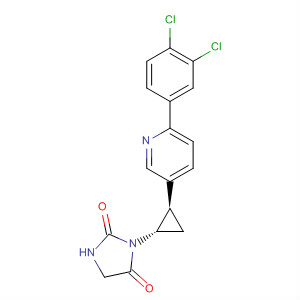 2,4-Imidazolidinedione,3-[(1S,2R)-2-[6-(3,4-dichlorophenyl)-3-pyridinyl]cyclopropyl]-