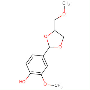 Phenol, 2-methoxy-4-[4-(methoxymethyl)-1,3-dioxolan-2-yl]-