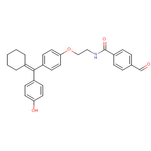Benzamide,N-[2-[4-[cyclohexylidene(4-hydroxyphenyl)methyl]phenoxy]ethyl]-4-formyl-
