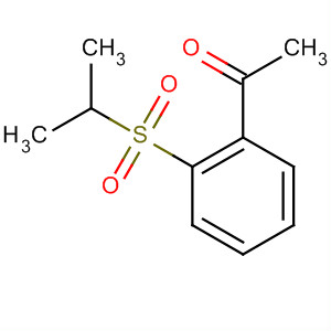 Ethanone, 1-[2-[(1-methylethyl)sulfonyl]phenyl]- molecular structure