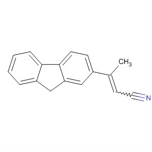2-Butenenitrile, 3-(9H-fluoren-2-yl)- molecular structure