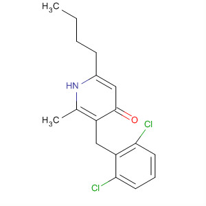 4(1H)-Pyridinone, 6-butyl-3-[(2,6-dichlorophenyl)methyl]-2-methyl- molecular structure
