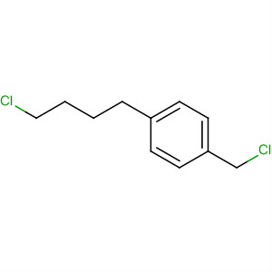 Benzene, 1-(4-chlorobutyl)-4-(chloromethyl)- molecular structure