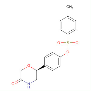 3-Morpholinone, 6-[4-[[(4-methylphenyl)sulfonyl]oxy]phenyl]-, (6S)-
