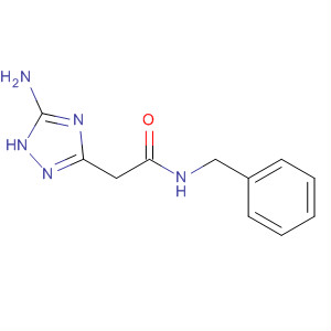 1H-1,2,4-Triazole-3-acetamide, 5-amino-N-(phenylmethyl)- molecular structure