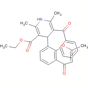 3-Pyridinecarboxylic acid,5-benzoyl-1,4-dihydro-2,6-dimethyl-4-(2-methyl-4-oxo-4H-1-benzopyran-8-yl)-, ethyl ester