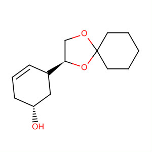 3-Cyclohexen-1-ol, 5-[(2S)-1,4-dioxaspiro[4.5]dec-2-yl]-, (1R,5R)-