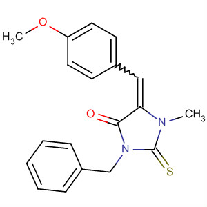 4-Imidazolidinone,5-[(4-methoxyphenyl)methylene]-1-methyl-3-(phenylmethyl)-2-thioxo-