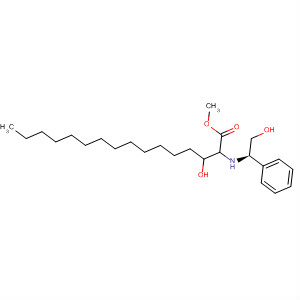 Hexadecanoic acid,3-hydroxy-2-[[(1R)-2-hydroxy-1-phenylethyl]amino]-, methyl ester,(2R,3S)-