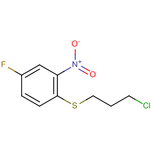 Benzene, 1-[(3-chloropropyl)thio]-4-fluoro-2-nitro-